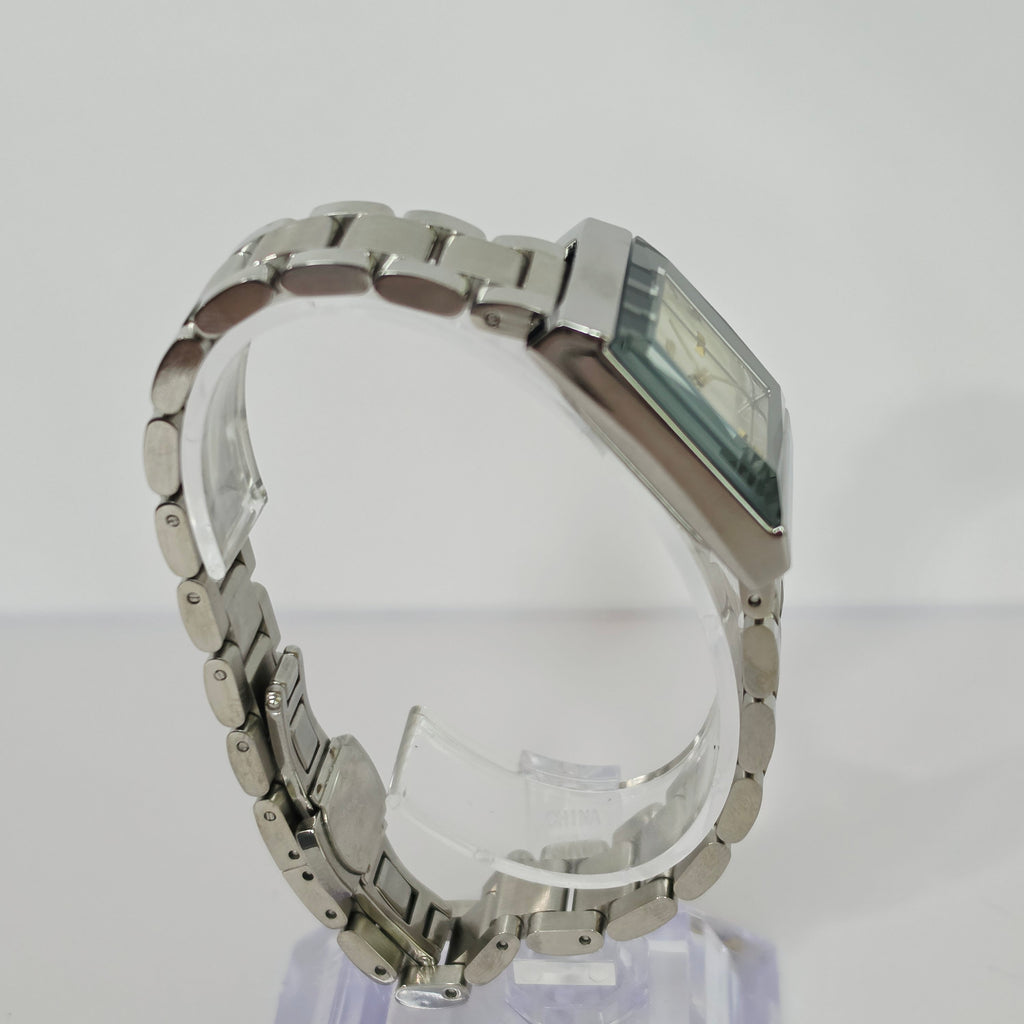 Women's Stainless Steel Square Watch - Link Bracelet - 4 Colors - Crystal Dial