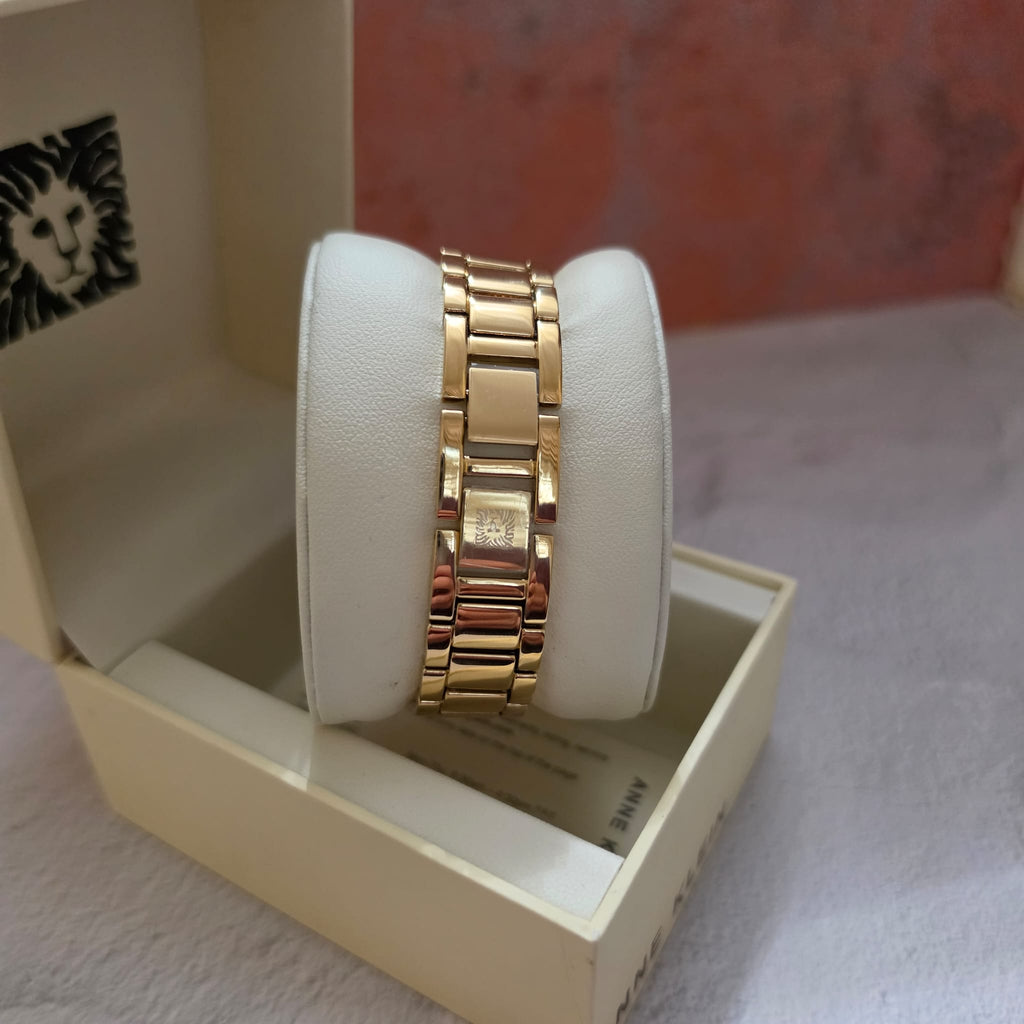 Anne Klein Diamond Watch Gold Tone