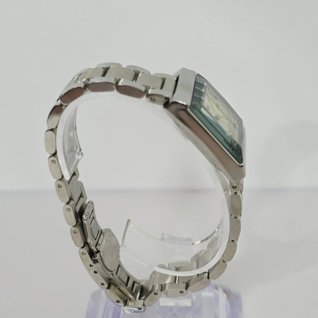 Women's Square Link Bracelet Watch 4 Colors Crystal Dial Jewelry Style - GOLDASEEL
