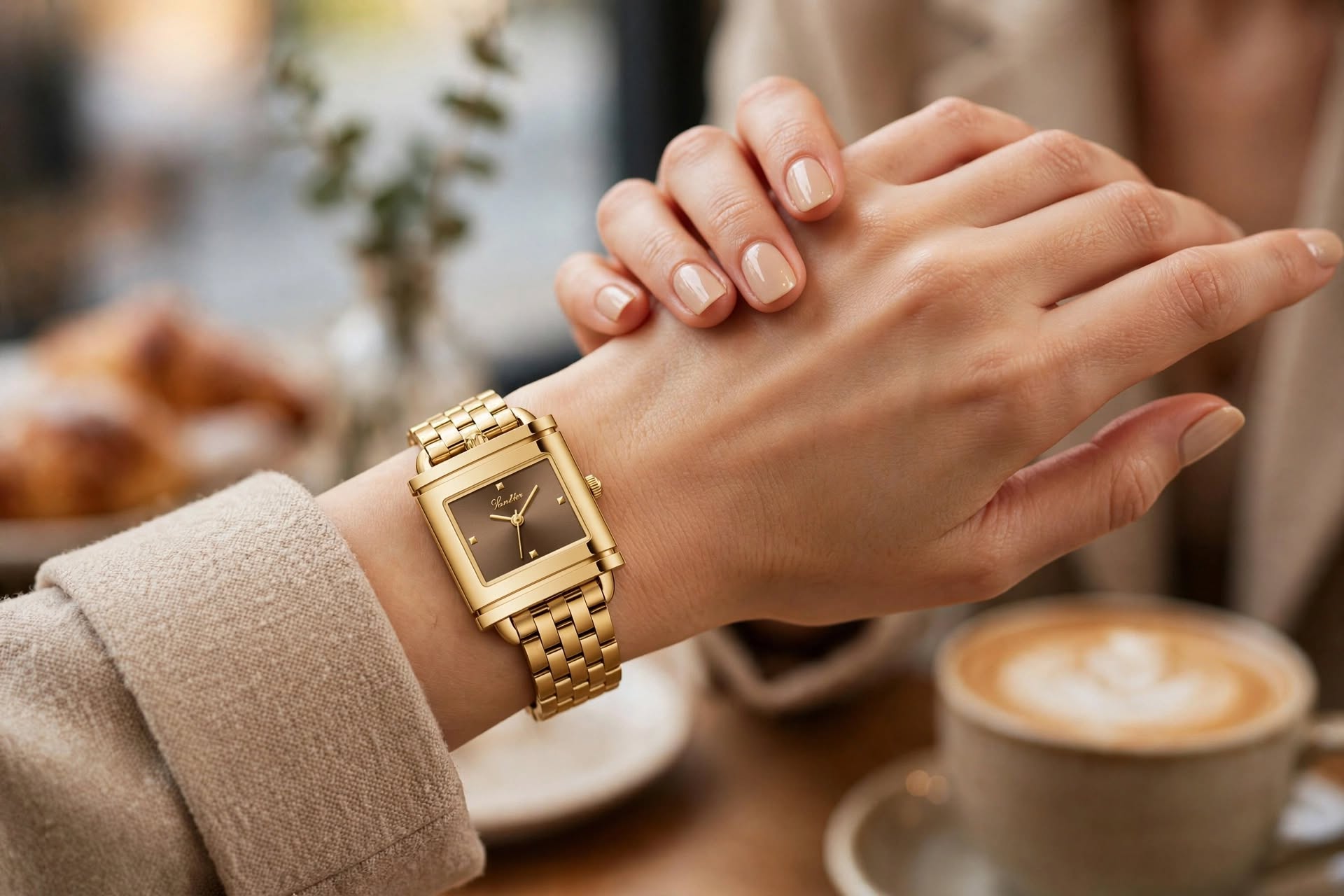 gold watch for women square watch 
